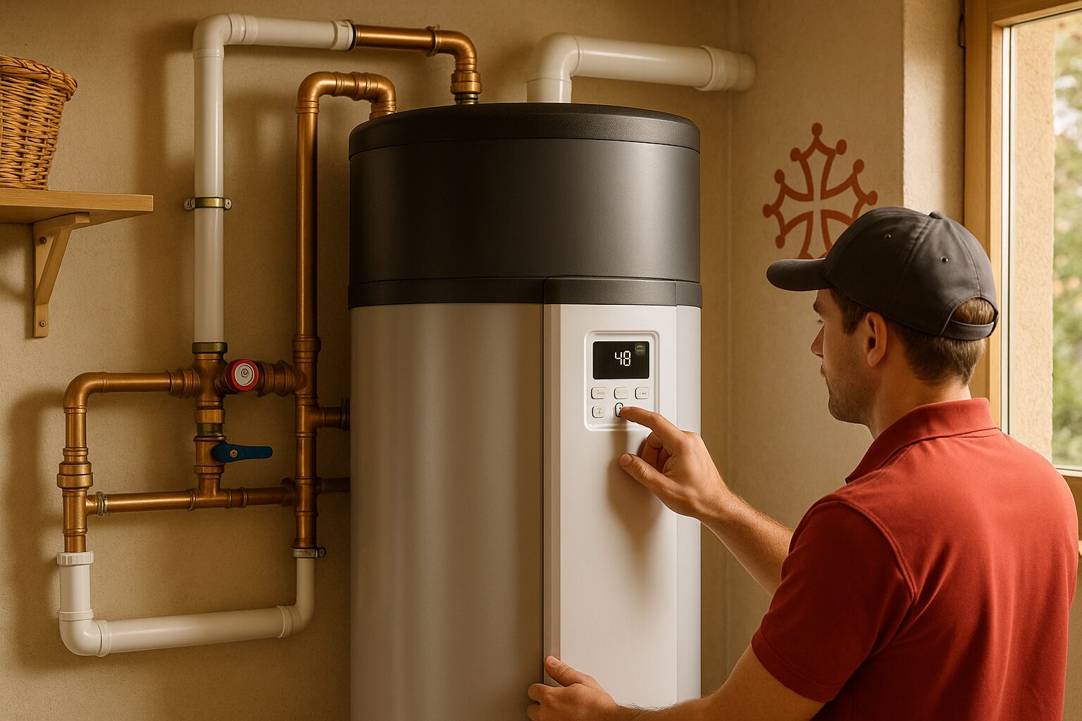 Ballon thermodynamique installé à Montauban – IEH ENR