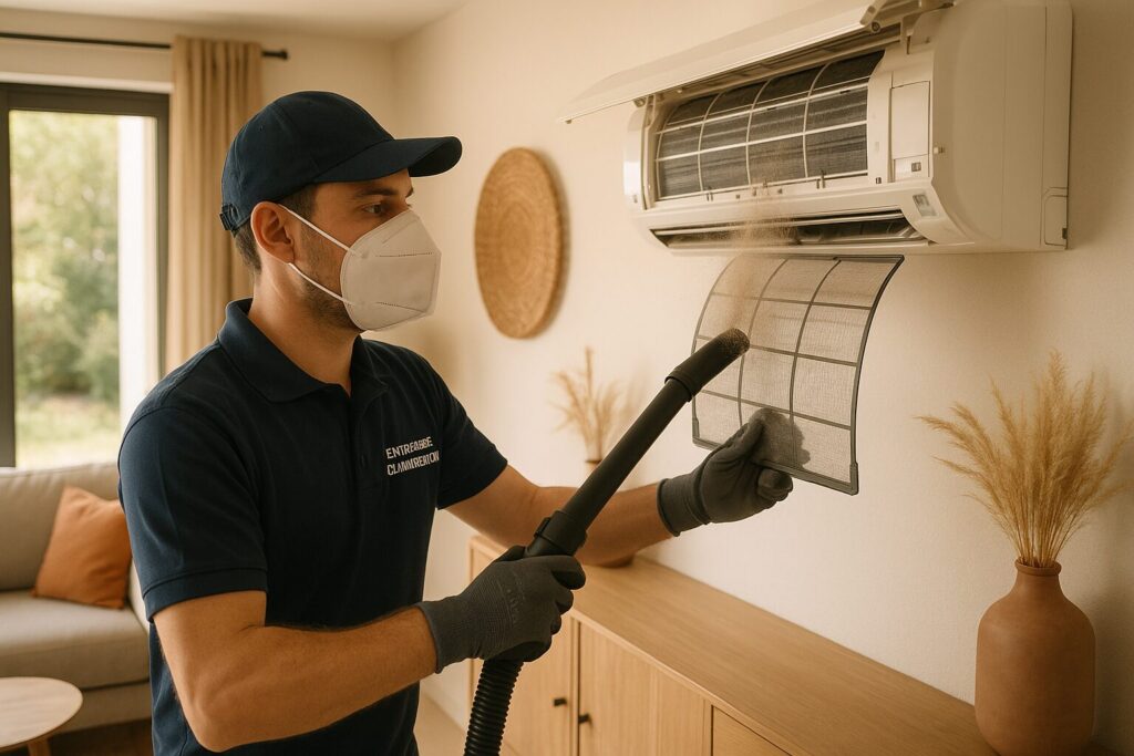 Qualité d’air et clim: filtres, bouches et gaines à nettoyer