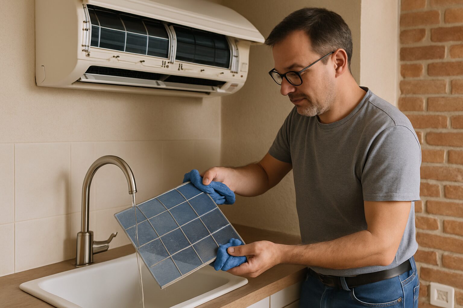 Nettoyage du filtre de climatisation à Toulouse pour optimiser les performances