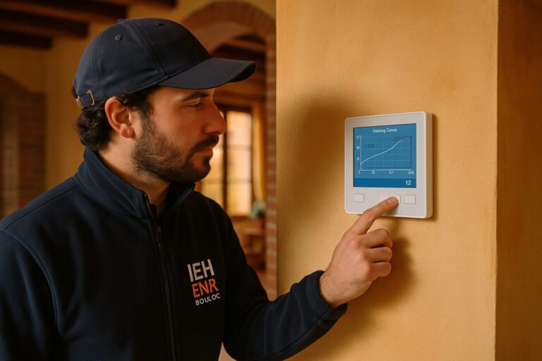 PAC air/eau : régler la loi d’eau pour l’automne à Toulouse